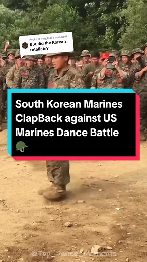 Replying to @veg_tsai Yes Indeed! 🪖 They didn't let that slide 😏 #dancebattle #dance #marinesoftiktok