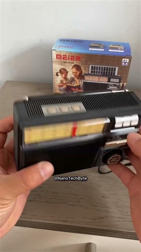 Not just a radio… it’s a feeling 🎶 #NanoTechByte #Radio