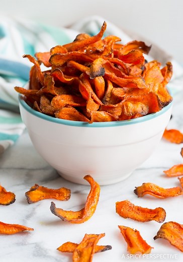 Baked Carrot Chips