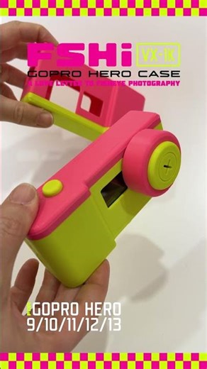 I #3dprinted a case for my #GoPro - “FSHi” - download on Makerworld!