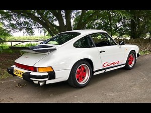 Harry kör Porsche 911 Carrera Club Sport. Härlig bil från 1987.