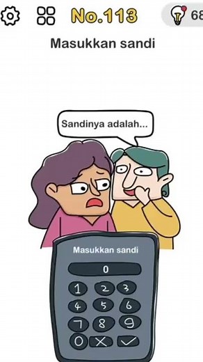 jawaban brain out level 113 masukkan sandi