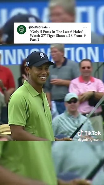 Tiger Woods: The Best Golfer of 2007?