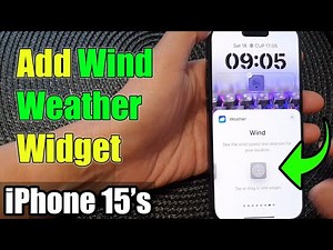 iPhone 15/15 Pro Max: How to Add The Wind Weather Widget to the Lock Screen