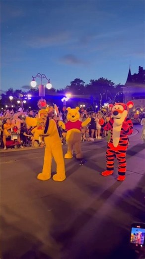 Mickeys Boo To You Parade Character Section #shorts #disney #parade #halloween #bootoyou #mickey