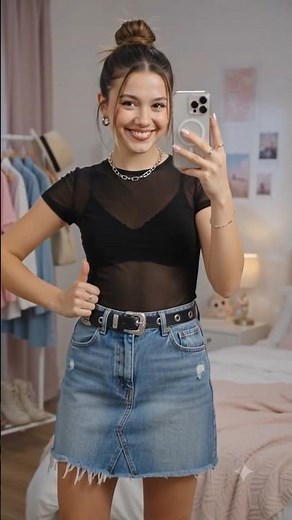 👖➡️👗 Worn Jeans Transformed Into a Stylish Skirt | DIY Denim Upcycle Transformation ✂️✨