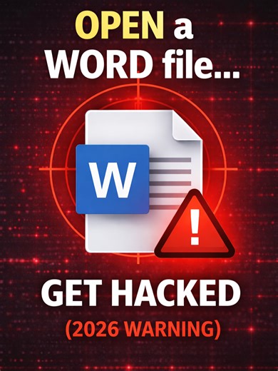 You can still get hacked in 2026 just by opening a Word document. Microsoft just patched a zero-day exploit attackers were already using in the wild. If an email says “URGENT invoice attached”… slow down. That’s usually the trap. Update Office ASAP and stop trusting attachments just because they look official. Send this to the coworker who opens everything. 😭👇 #CyberSecurity #MicrosoftOffice #ZeroDay #HackingAlert #PhishingScam #OnlineSafety #TechTok #InfoSec #CyberAwareness #SecurityTips #Dig
