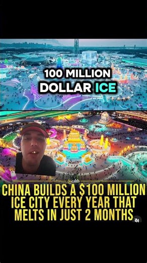 China has an ice city theme park every year