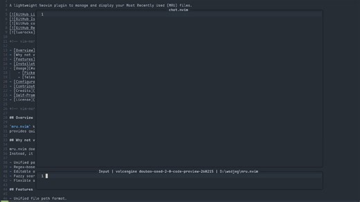 chat.nvim - Neovim AI 助手，功能演示