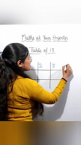 1.2M views · 8K reactions | Struggling with 13’s Table? This Hack Will Blow Your Mind! #challengeyourself #mathsatyourfingertips #learningisfun #learning #maths | Maths at Your Fingertips | Facebook