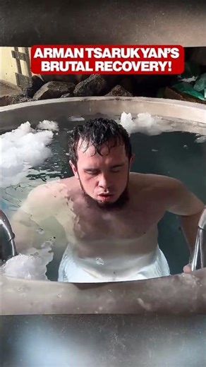 CHANKO vs THE ICE BATH! 🥶🥊 #UFC #Shorts