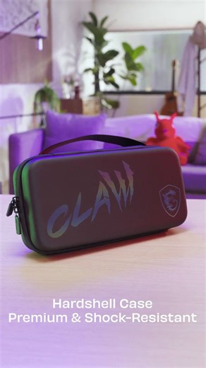 4.3K views · 43 reactions | A premium hardshell case designed for Claw 8 AI+. Shock-resistant with packable size, storage space, built-in stand mode and a lockable design, fully protecting your Claw everywhere you go. Now available on the MSI US Store*! https://msi.gm/SFDC1D58 *Get FREE shipping with purchases over $25! | MSI Gaming | Facebook