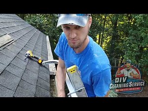 How to clean under gutter guards without removing the Guards.