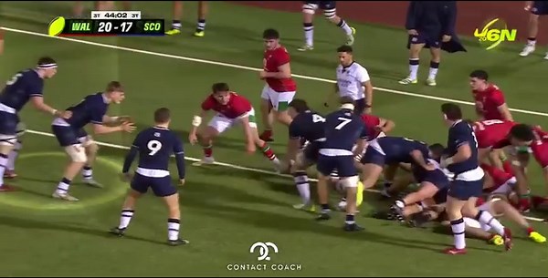I like the little bit of deception in this attack. #rugby #sixnations2024 #sixnationsrugby #rugbycoach | The Contact Coach