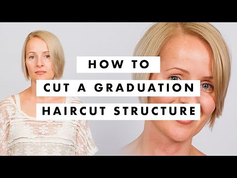How to Cut A Graduation Hair Cut Structure - Step by Step Tutorial / Lesson - MIG Training
