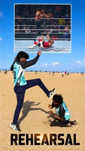 SETH ROLLINS VS BRON BREAKKER REHEARSAL | Behind The Scene | #wwe #sethrollins #shorts #mwe