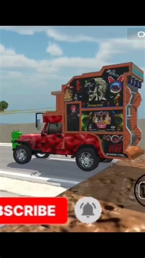 न्यू अपडेट रोड & India vehicles simulator 3d me new update || dj pickup game 💻🙏 #indiagaming