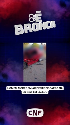 PORTAL CNF on Instagram: "Homem morre em acidente de carro na BR-423, em Lajedo. Por Adeildo Silva, Mariana Granja e Natália Rodrigues #ÉBronca #Notícias #CNF"