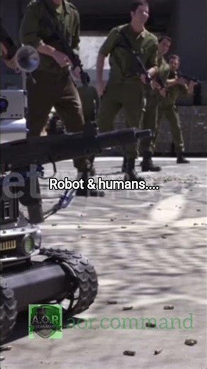 Desert Firing Range: Soldiers & Robots in Action