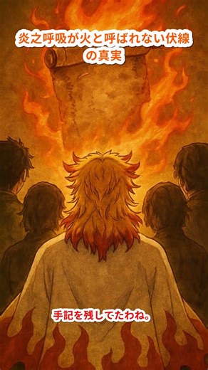炎之呼吸が火と呼ばれない伏線の真実 #鬼滅の刃 #伏線考察 #アニメ考察 #shorts