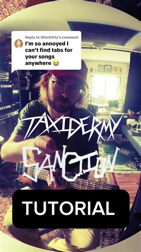 Replying to @GlitchXity TUTORIAL how to play sanction by Taxidermy #tutorial #guitar #guitartutorial #howto #guitarist