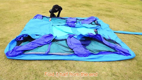 Hapfan Inflatable Bounce House for Big Kids, 15ft x 12ft Large Outdoor Bouncy Castle with Wider Slide & Basketball Hoop, Great for Birthday Party, Blower Included, Holds 6 Kids 600lbs (Purple)