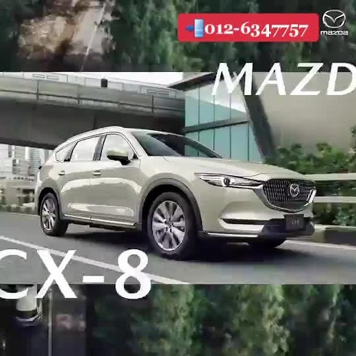 【𝐌𝐀𝐙𝐃𝐀 𝐂𝐗-𝟖——The Three Row SUV The 𝐌𝐀𝐙𝐃𝐀 𝐂𝐗-𝟖 also brings the latest connectivity and infotainment to everyone on board. The New 𝐌𝐀𝐙𝐃𝐀 𝐂𝐗-𝟖 2022 features the full suite of Mazda’s i-Activsense advanced safety technologies. There are two 𝙉𝙀𝙒 metallic colour options –𝙋𝙡𝙖𝙩𝙞𝙣𝙪𝙢 𝙌𝙪𝙖𝙧𝙩𝙯 𝙖𝙣𝙙 𝙩𝙝𝙚 𝙋𝙤𝙡𝙮𝙢𝙚𝙩𝙖𝙡 𝙂𝙧𝙚𝙮. — 【𝗠𝗔𝗭𝗗𝗔 𝗖𝗫-𝟴: 𝗦𝗨𝗩 𝘄𝗶𝘁𝗵 𝗧𝗵𝗿𝗲𝗲 𝗥𝗼𝘄𝘀 𝗼𝗳 𝗟𝗨𝗫𝗨𝗥𝗬】 | Exterior | 🔸2.5L Turbo Petrol Engine (228Hp/420Nm) 🔸