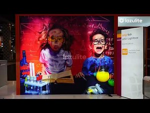 Interactive Dynamic Light-box | LED Backlighting System | DMX LED Programming | Concept Video