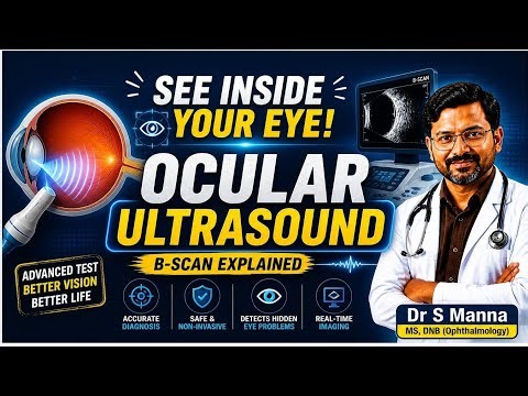 Ocular Ultrasound Guide 👁️ | B-Scan Eye Test Explained Simply | Dr S Manna