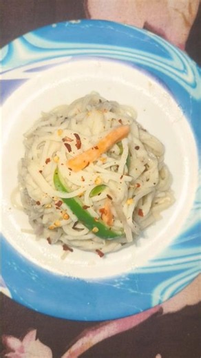 Italian Style Creamy White Sauce Noodles Recipe Without Cheese 🤤 #youtubeshorts #shorts #italianfood
