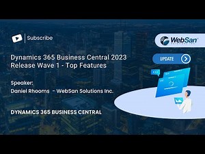 Dynamics 365 Business Central 2023 Release Wave 1 - Top Features