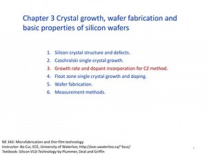Silicon crystal structure and defects. Czochralski single crystal growth. - SlideServe