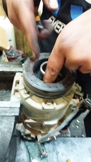 Compressor A.C Magnet 🧲 #shortvideo