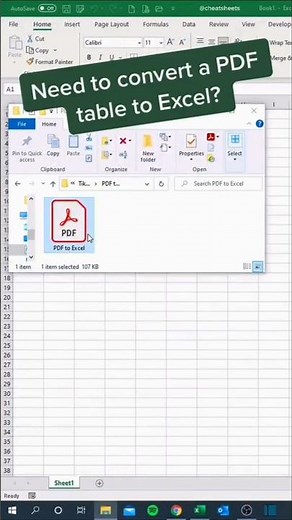 Convert Any PDF Table to Excel in Seconds!
