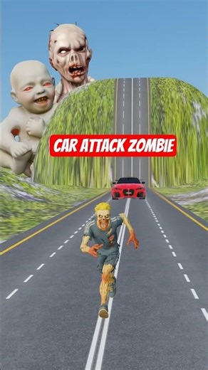Cars vs Zombie BeamNG.Drive #zombieattack