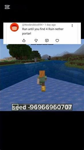 run until i find 4 ruin nether protarl in Minecraft #minecraft #shorts