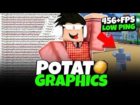 How to Get Potato Graphics in Roblox 2025! 🔥 (No Textures + FPS Boost)