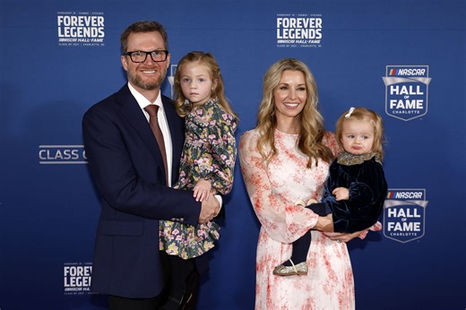 Dale Earnhardt Jr. and Amy reveal an incident that left them feeling emotional and proud over daughter Isla