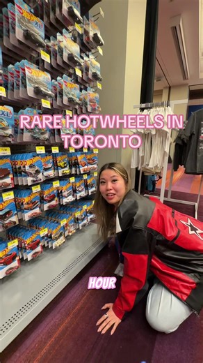 Rare hotwheels in Toronto?! I spent one hour going through every single car at the Auto show to buy the rare ones for my brother in law!! I should be named sister in law of the year 😇 Do you collect @Hot Wheels ?? #hotwheels #hotwheelscollections #hotwheelscollector #todotoronto #thingstodointoronto @Walmart Canada