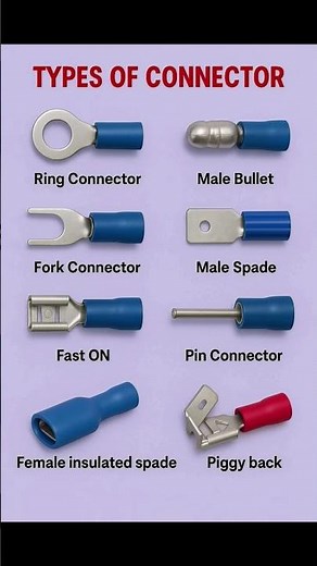 💡 Common Types of Electrical Wire Connectors ‪@AkElectricals_1‬