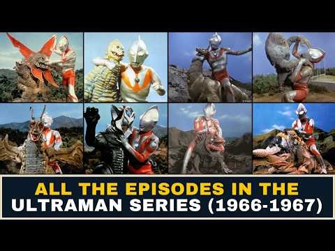 All The Episodes In The Ultraman Series (1966-1967) #ultraman #ultramantiga #ultramanzero