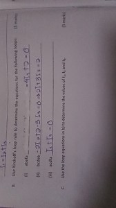 B. Given I1 = I2   I3, use Kirchhoff's loop rule to determine t... | Filo