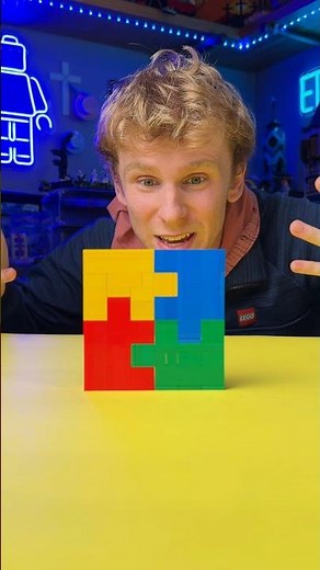 How to build a LEGO PUZZLE like a pro… #shorts