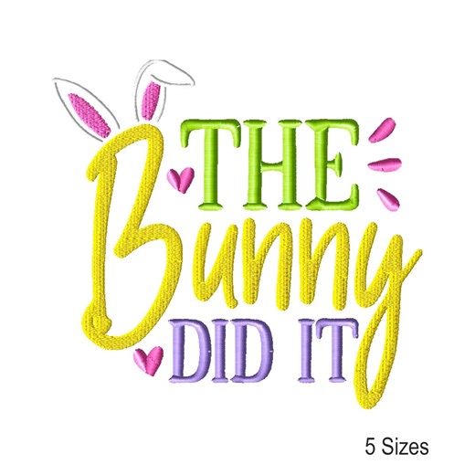 Easter Machine Embroidery Design: Word Art Instant Download Embroidery Files (5 Sizes) - Etsy