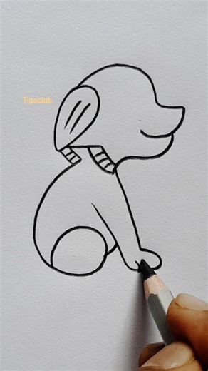 Dog Drawing Tricks #drawing #art #pencildrawing #tipsclub