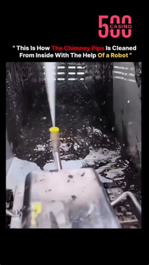 BUSINESSGROWTH 💸 on Instagram: "Nothing beats the feeling of a fresh start! ✨ Watch this specialized robot blast through years of soot and grime in a chimney pipe. There is something so therapeutic about seeing that metal shine again. 🧼🤖 #Robotics #OddlySatisfying #DeepCleaning #IndustrialMaintenance #TechInnovation #ChimneySweep #CleanTech #SatisfyingVideos #RobotWork #Engineering #maintenancelife"