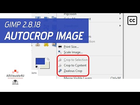 TUTORIALS - GIMP - General #26 - How to autocrop an image