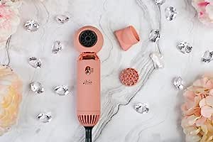 Aria Beauty Too Cute Compact Hair Dryer - Lightweight, Portable Blow Dryer with High or Low Settings - Negative Ionic Technology - Rose Gold - 1 pc