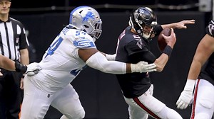 Alim McNeill corrals Matt Ryan for DT's second sack of 2021