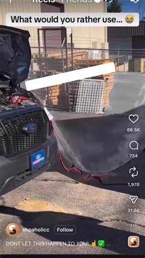 Pro Team Collision on Instagram: "⚠️ Jump starting a car can turn dangerous fast if it’s done wrong. Melted jumper cables usually mean the terminals were connected incorrectly or the cables were too thin for the vehicle. That can cause extreme heat, electrical damage, and even start a fire. Larger vehicles need thicker cables, and hooking them up incorrectly can damage both cars involved. Always double check connections and use the right equipment before jumping a vehicle 🔥🚗 Like and follow fo